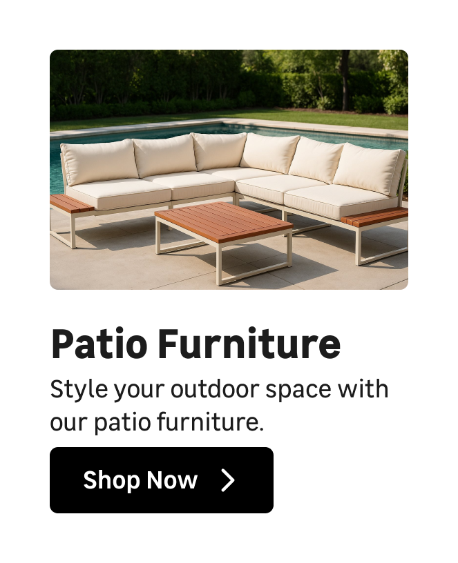 Patio furniture desktop